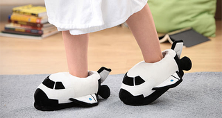 Illustration for article titled If These Shuttle Slippers Aren't NASA Standard-Issue, They Should Be